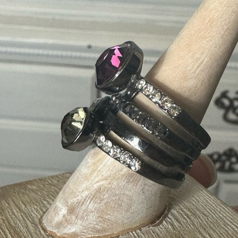 Multi-Stone Stacked Ring‎ - Picture 4 of 13